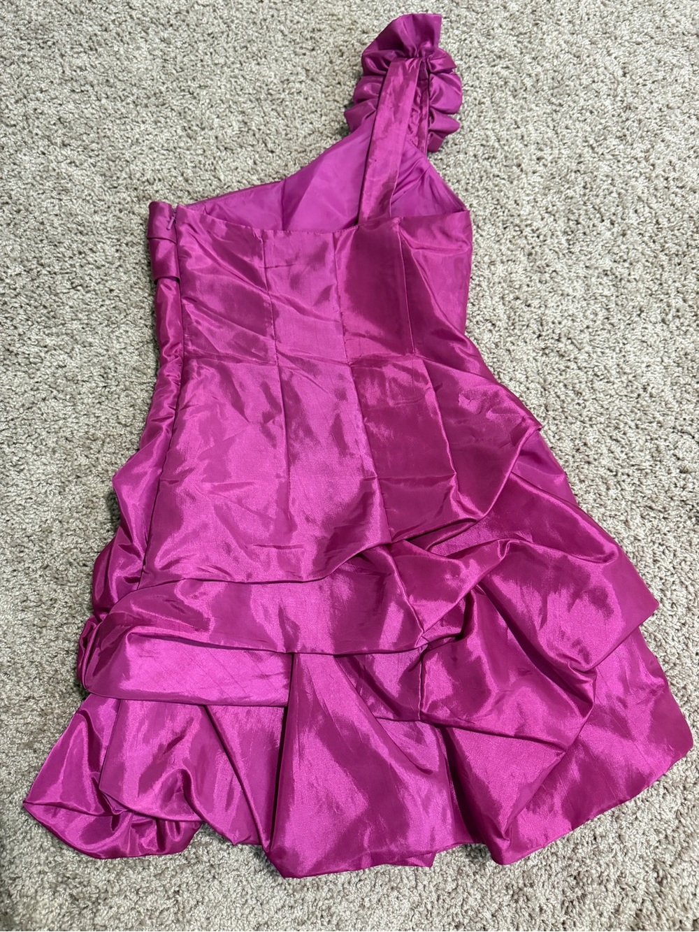 Vintage Jessica McClintock for Gunne Sax Majenta Dress - Picture 4 of 6